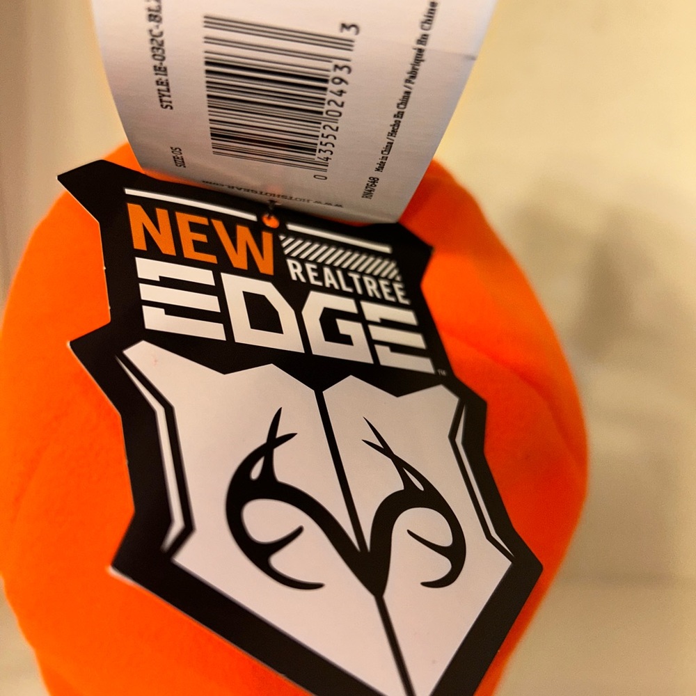 Hot Shot REALTREE EDGE Reversible Orange/Camo Fleece Beanie. NWT One Size - Picture 7 of 10